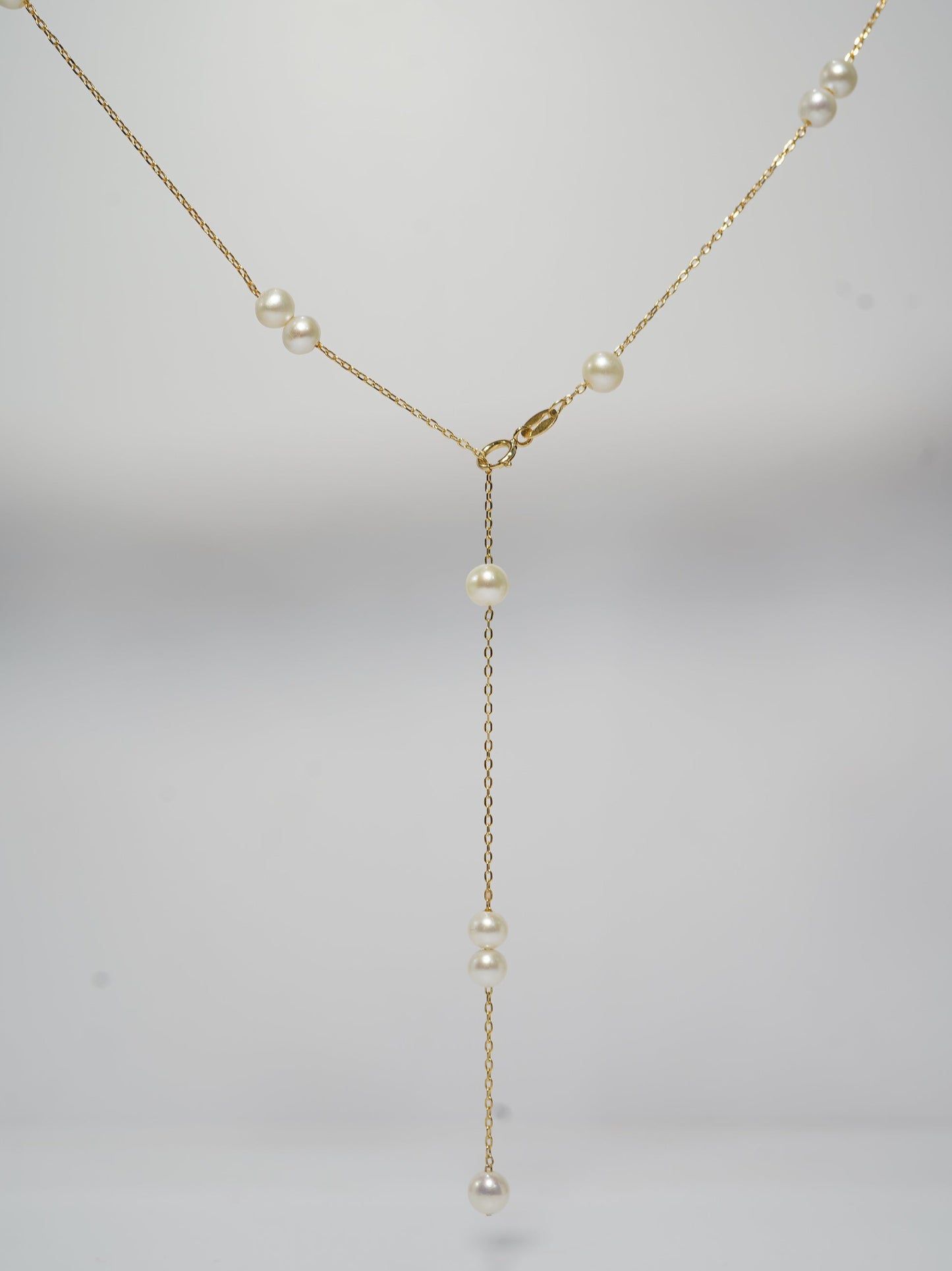'Single and Couple' Freshwater Pearl Necklace
