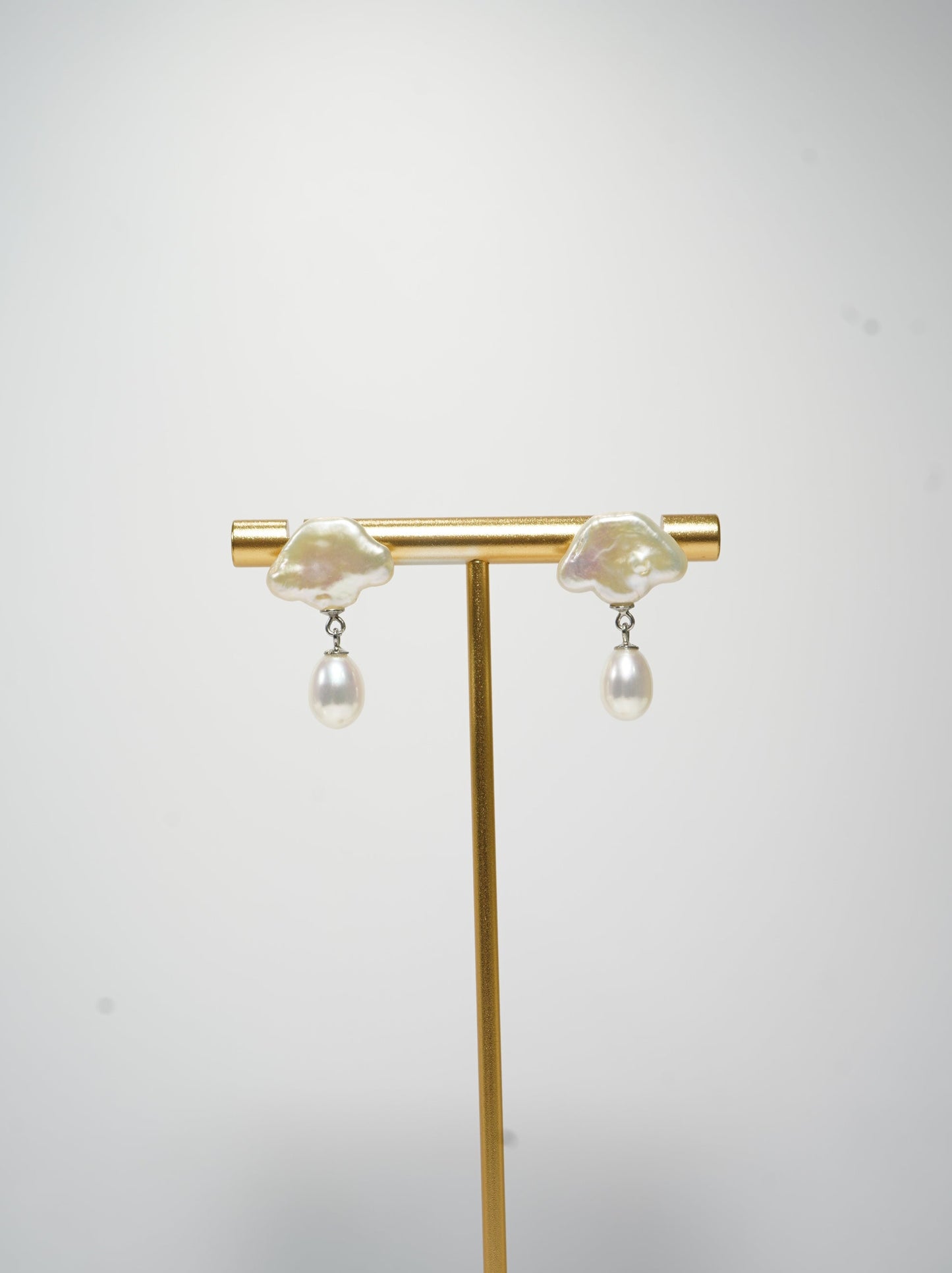 About to Rain Freshwater Pearl Earrings