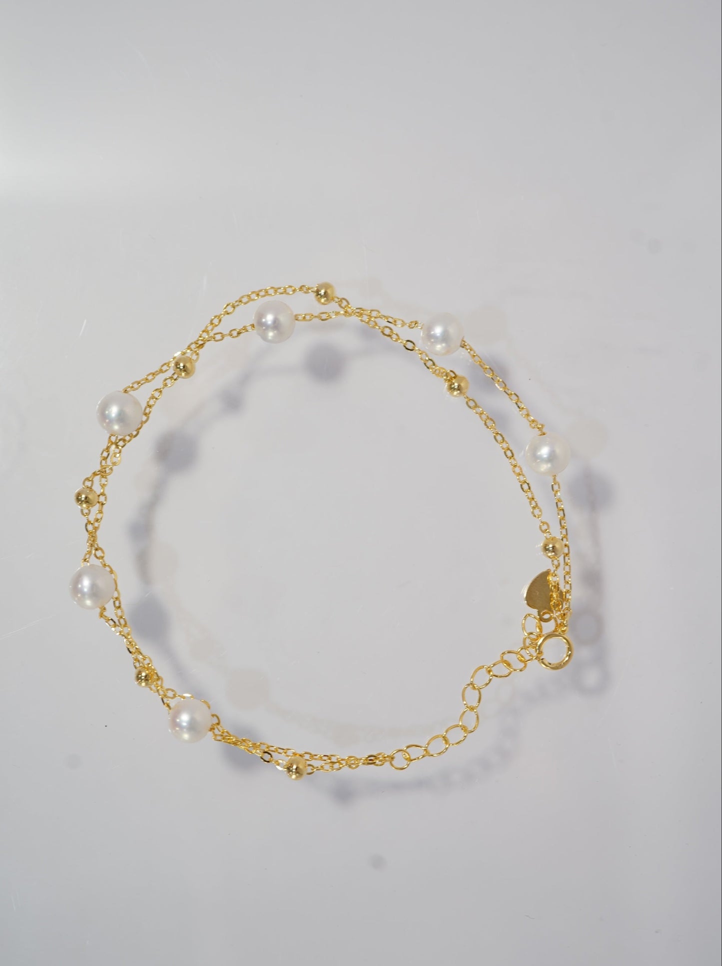 Double Layers All Stars Freshwater Pearl Bracelet