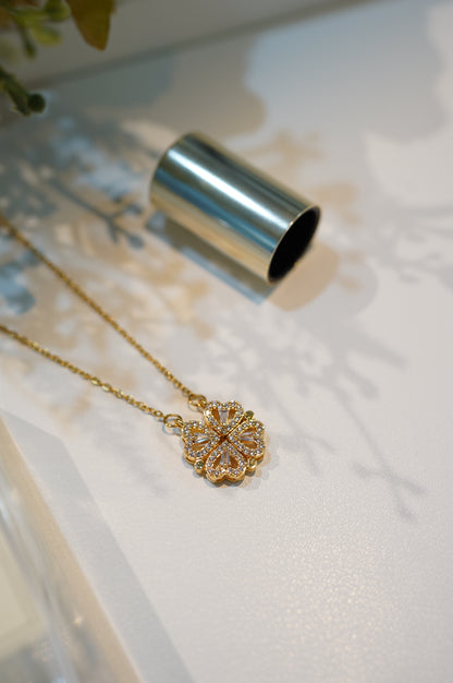 Diamond Flower Necklace