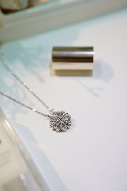 Diamond Flower Necklace