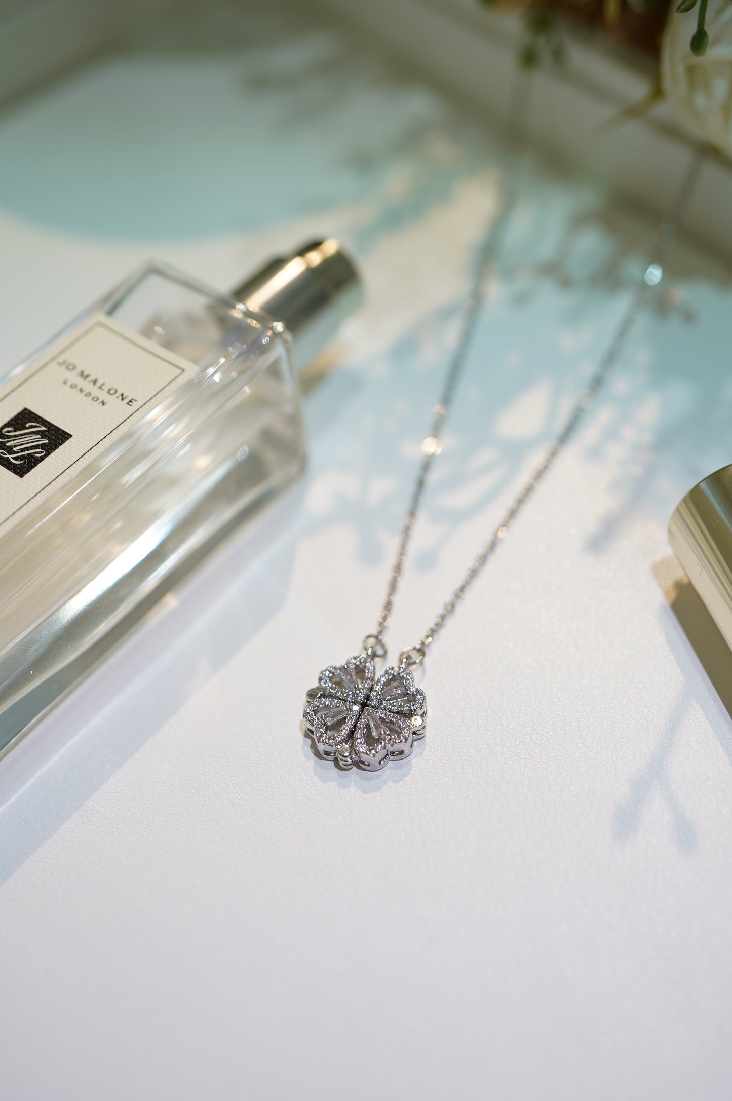 Diamond Flower Necklace