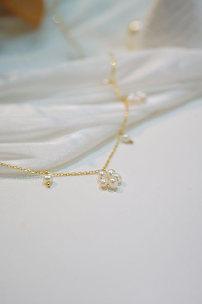 'Flower Star' Freshwater Pearl Necklace