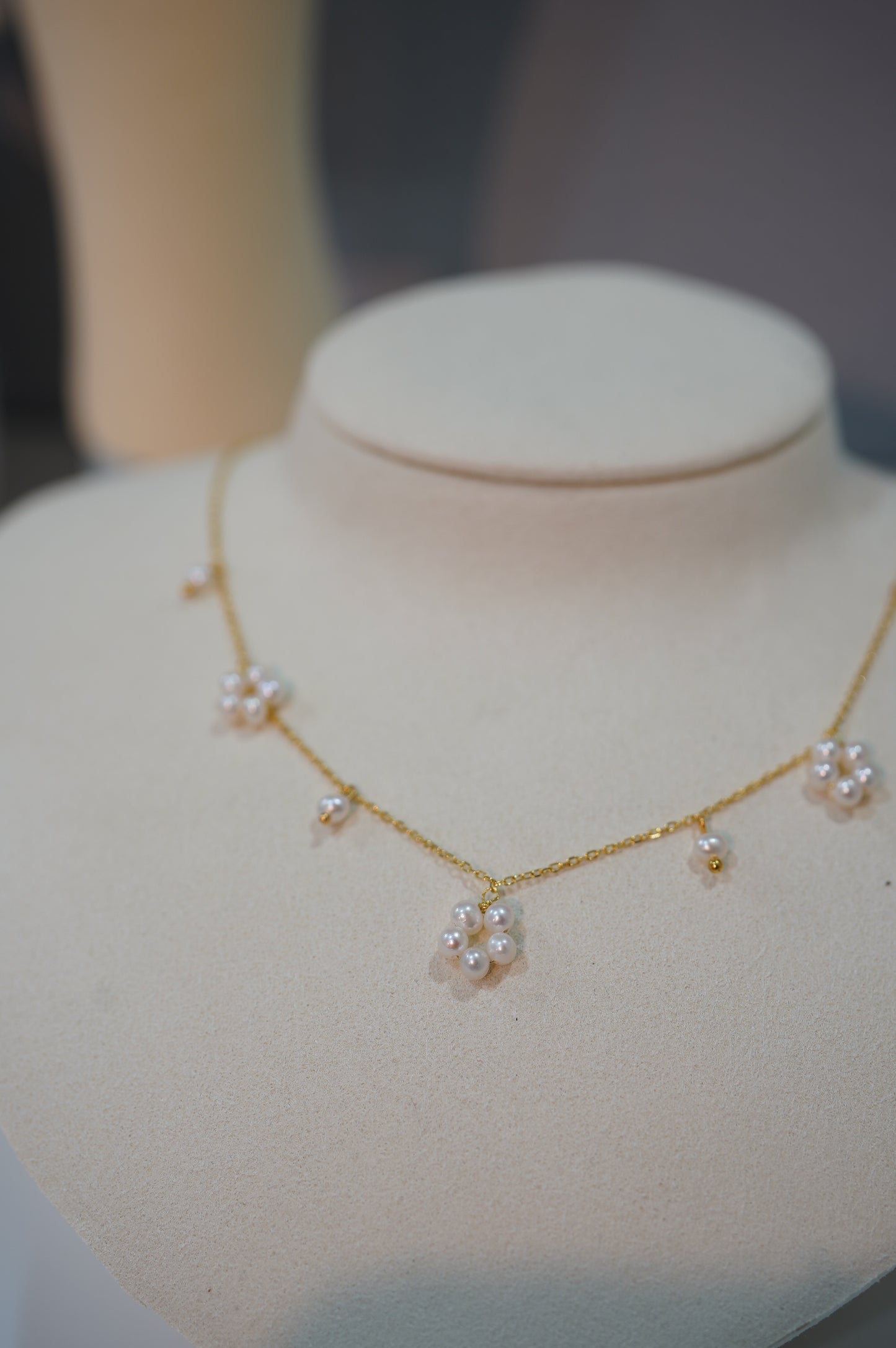 'Flower Star' Freshwater Pearl Necklace