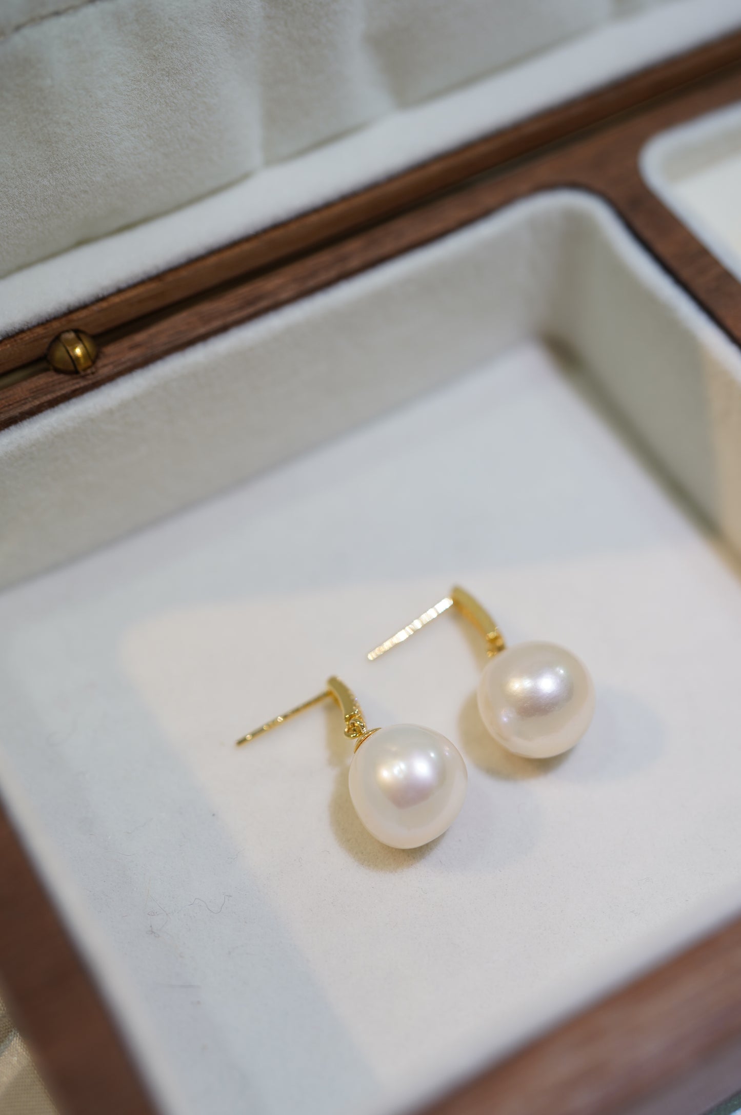 'Office Lady' Baroque Freshwater Pearl Earrings