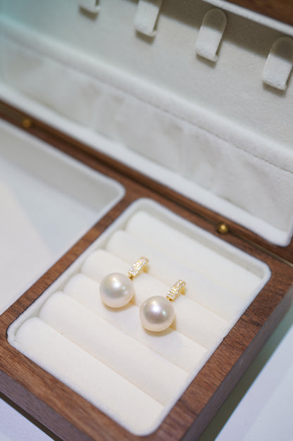 'Office Lady' Baroque Freshwater Pearl Earrings