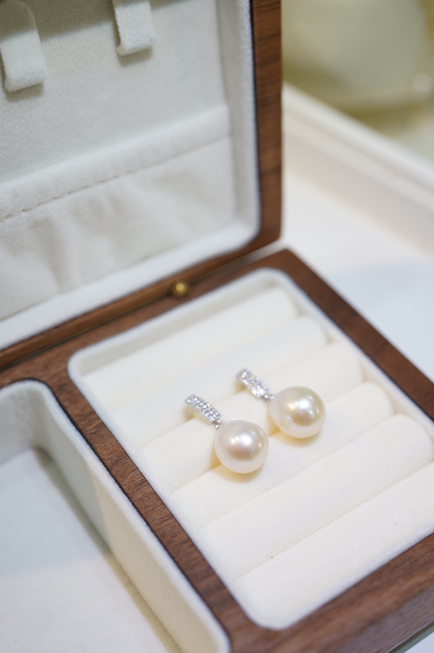 'Office Lady' Baroque Freshwater Pearl Earrings