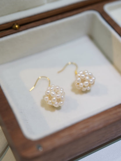 '#1 Popcorn' Freshwater Pearl Earrings