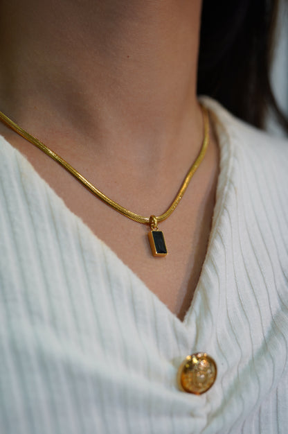 Baguette Diamond Necklace