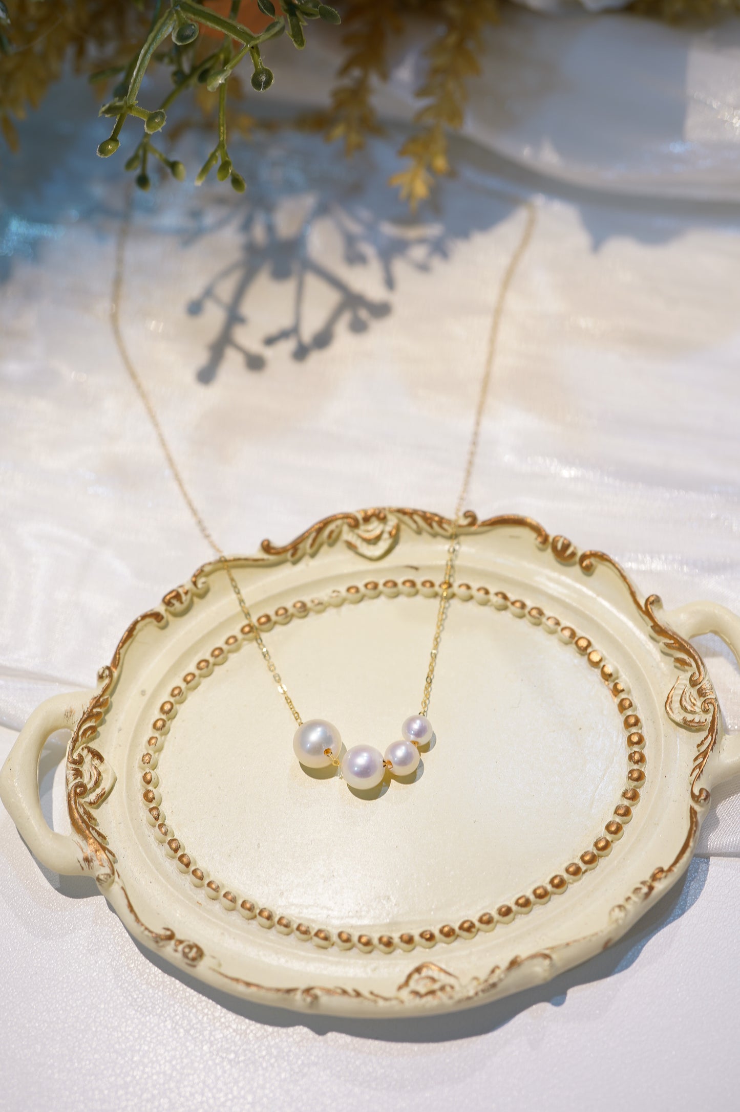 'Smile More' Freshwater Pearl Necklace