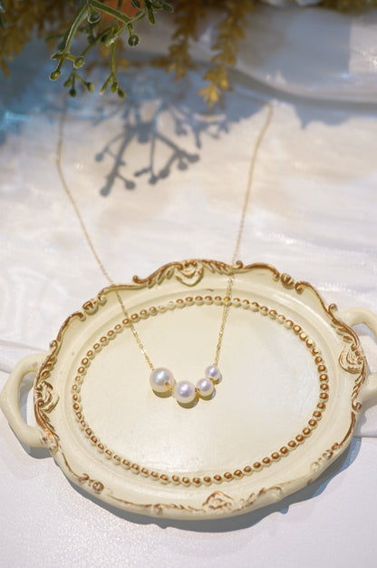 'Smile More' Freshwater Pearl Necklace