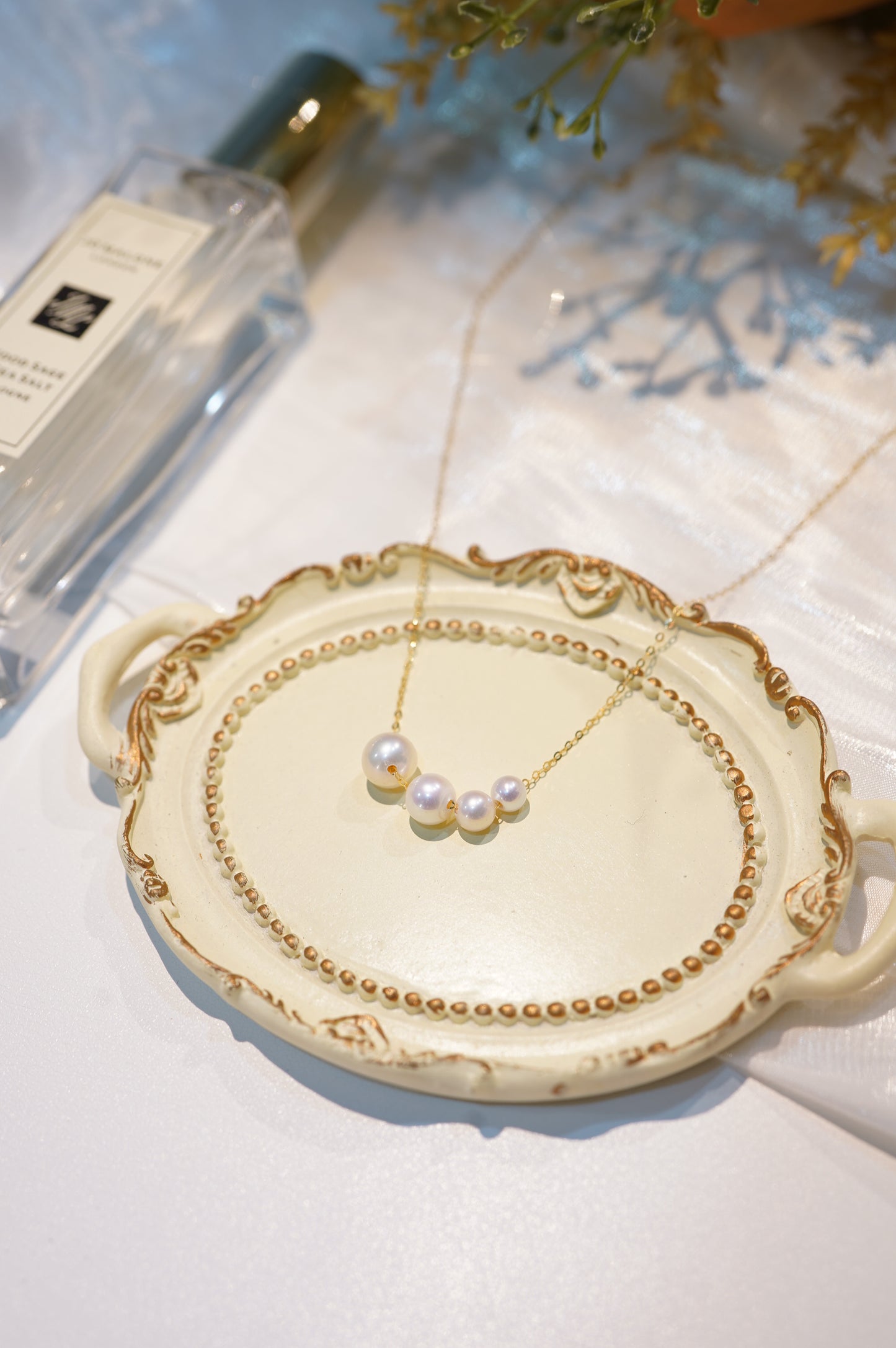 'Smile More' Freshwater Pearl Necklace