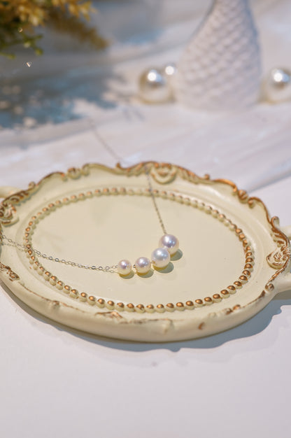 'Smile More' Freshwater Pearl Necklace