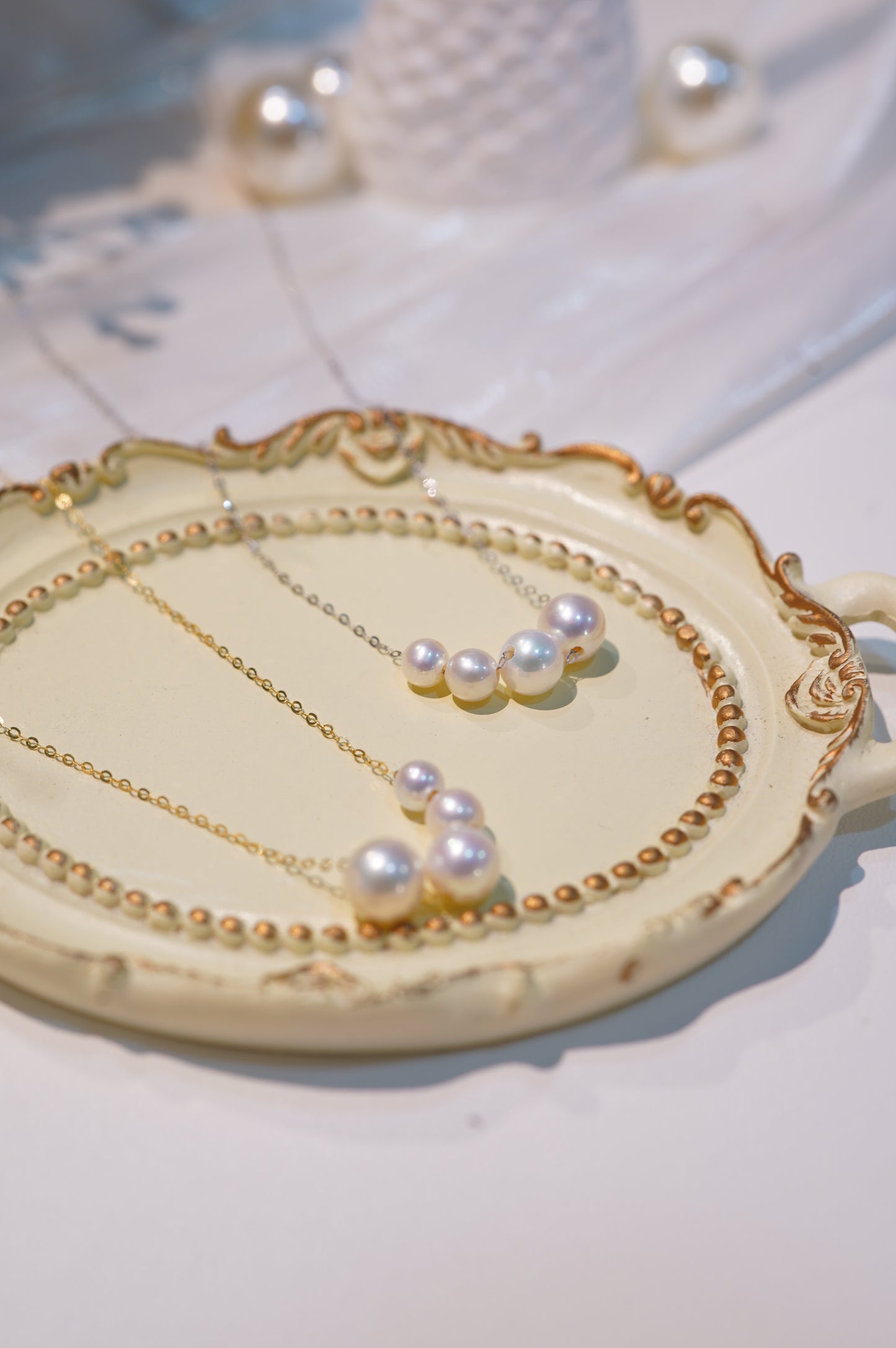 'Smile More' Freshwater Pearl Necklace