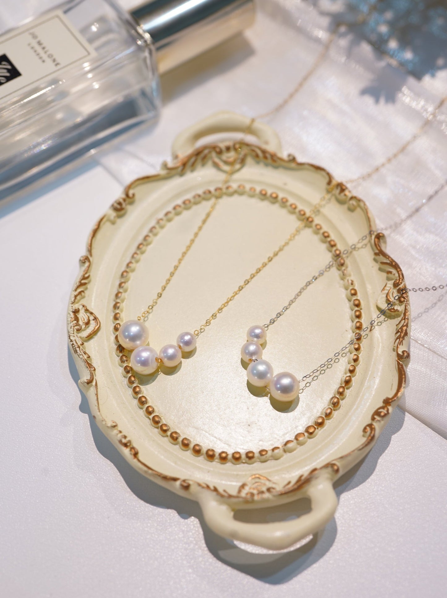 'Smile More' Freshwater Pearl Necklace