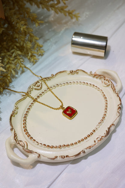 Square Heart Necklace