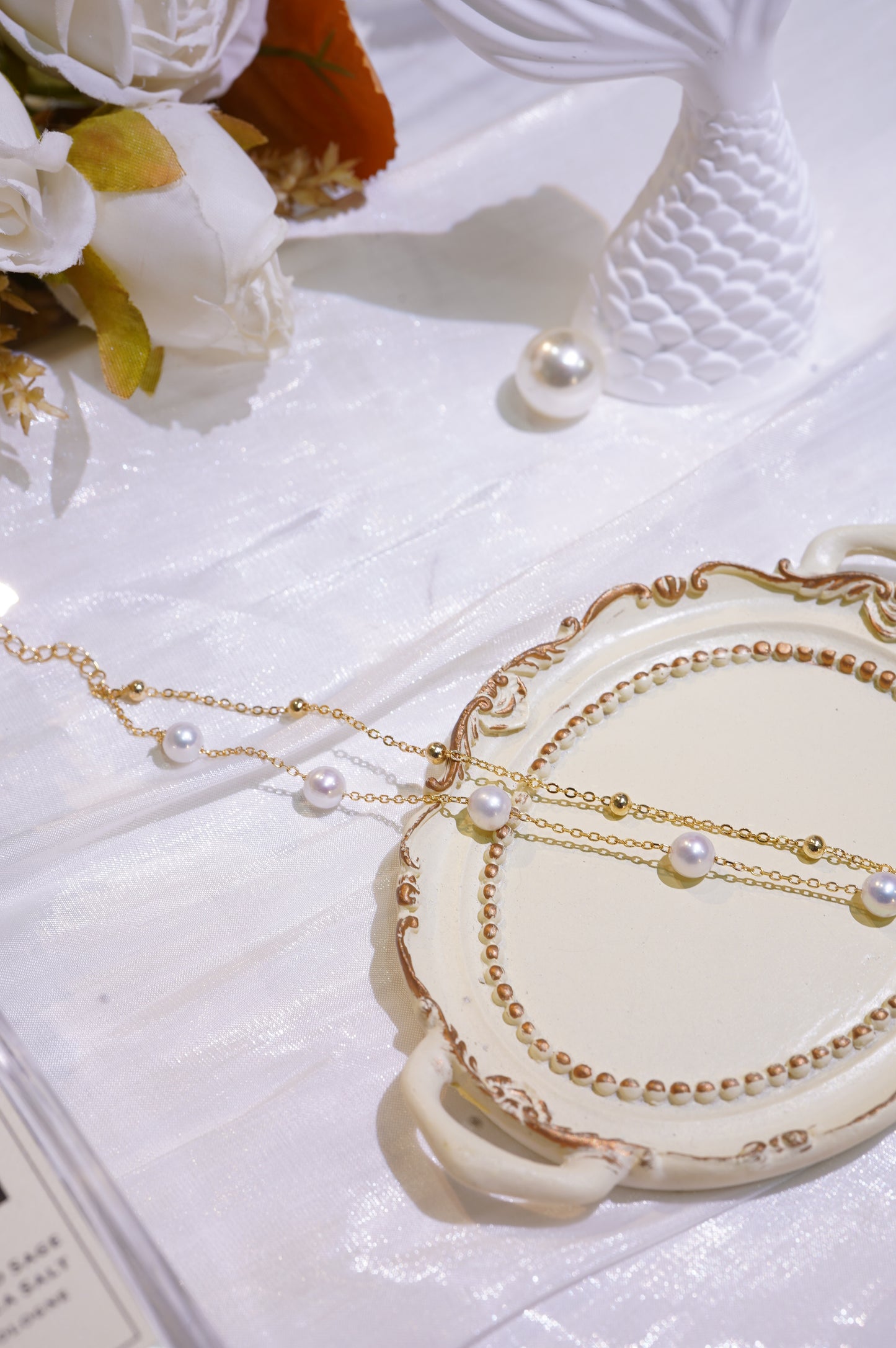 Double Layers All Stars Freshwater Pearl Bracelet