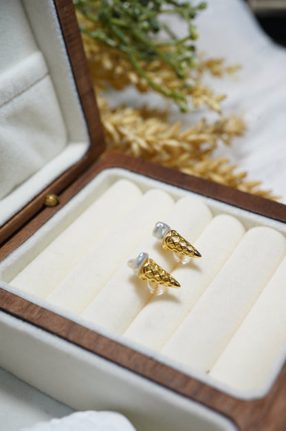 'Ice Cream' Freshwater Pearl Earrings