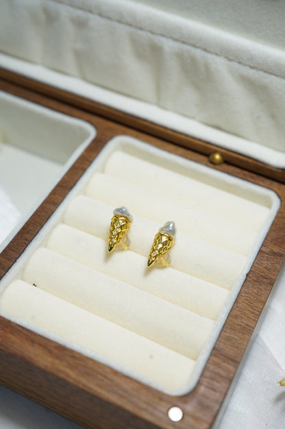 'Ice Cream' Freshwater Pearl Earrings