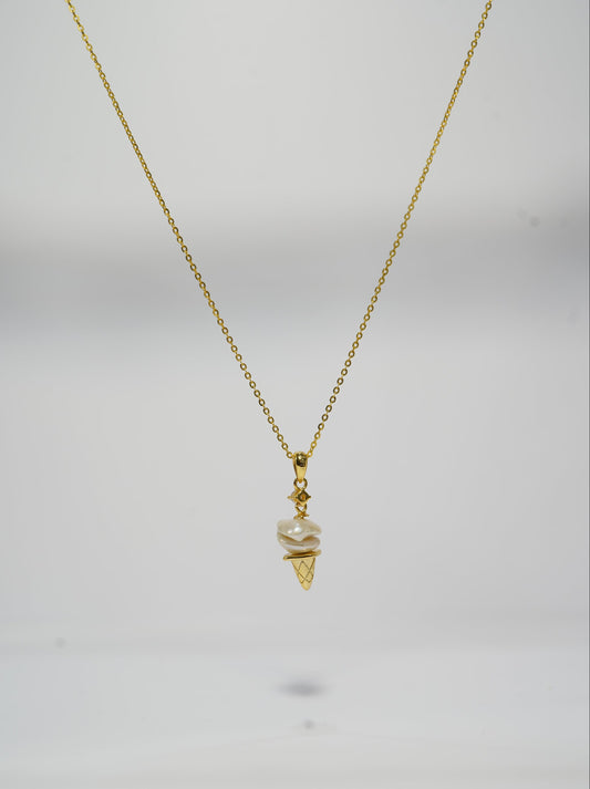 You Need Ice-Cream Freshwater Necklace
