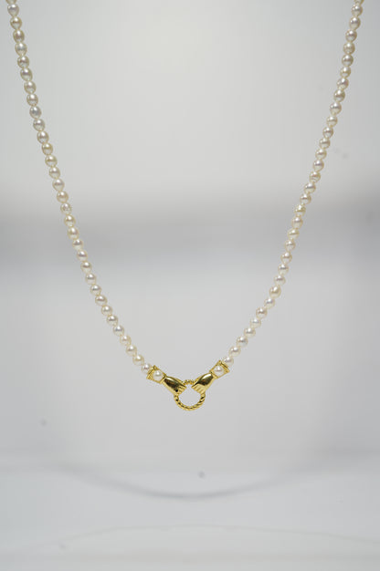 'Hold On' Freshwater Keshi Pearls Full Strand Necklace