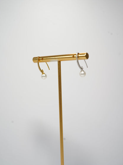 'Victory' Freshwater Pearl Earrings
