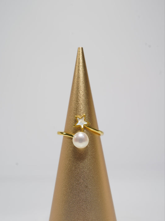 Star Freshwater Pearl Ring