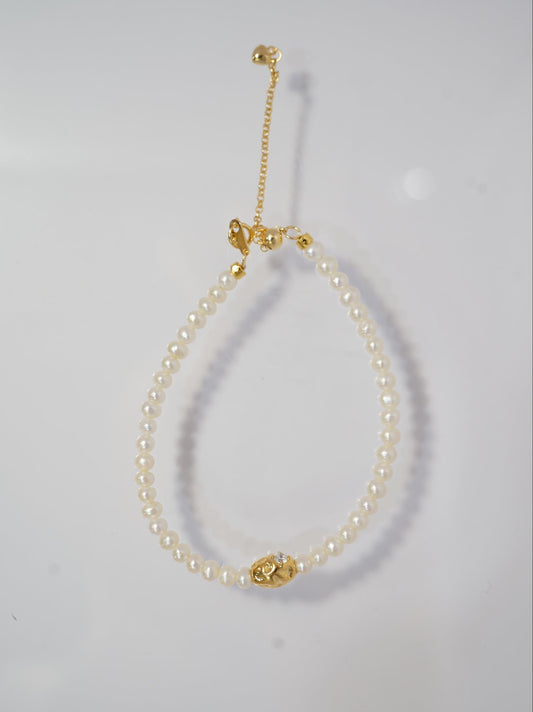 'Gold Bean' Freshwater Pearls Bracelet