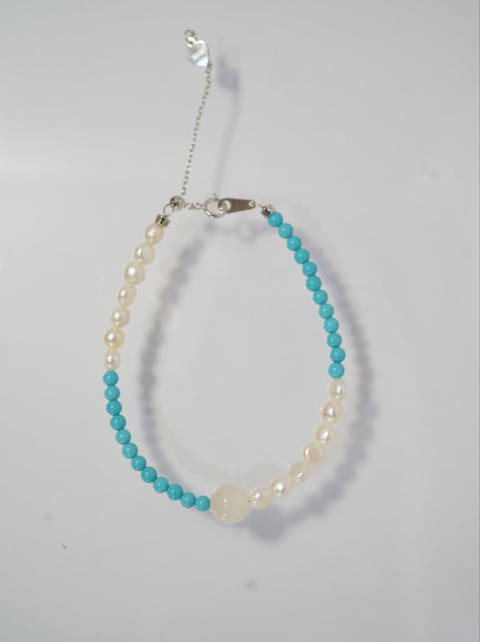 Turquoise Baby Freshwater Pearls Bracelet