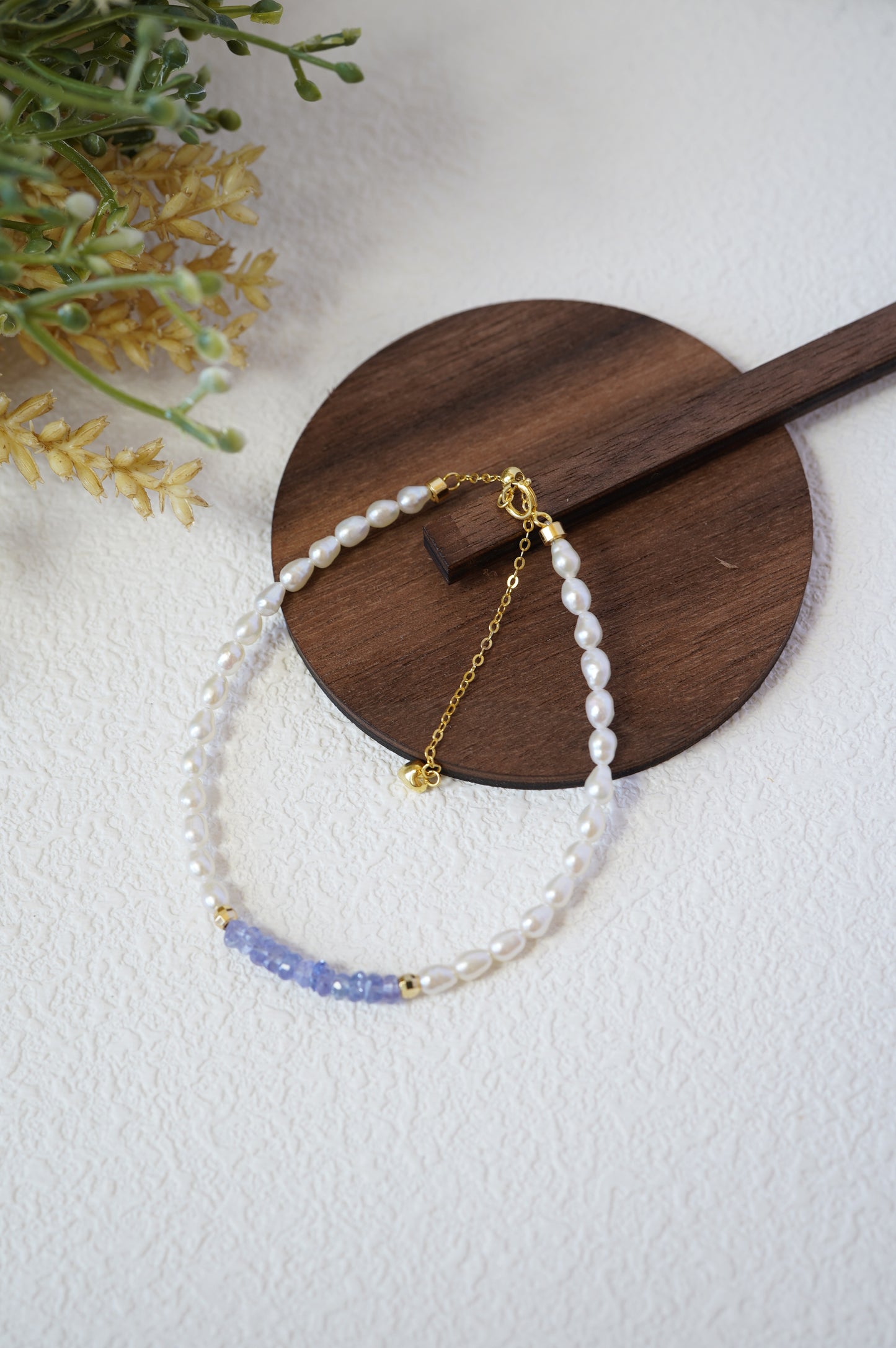 Tanzanite Baby Freshwater Pearls Bracelet