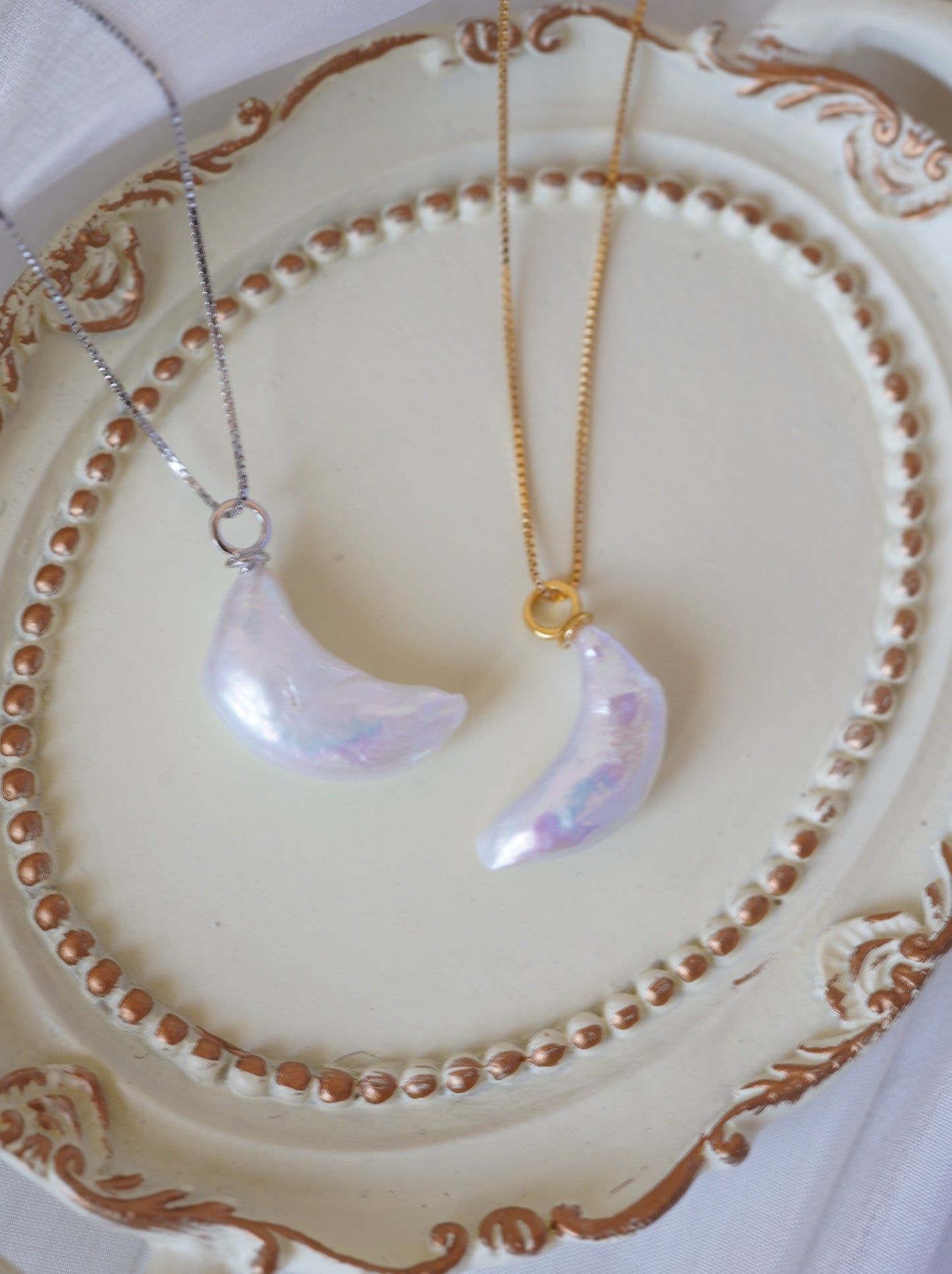 Moon Freshwater Necklace