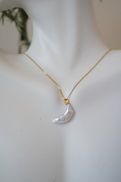 Moon Freshwater Necklace