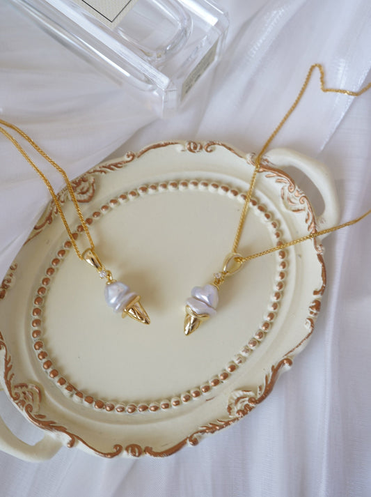 You Need Ice-Cream Freshwater Necklace