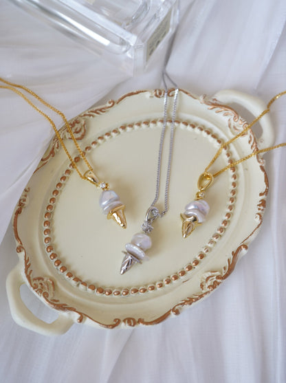 You Need Ice-Cream Freshwater Necklace