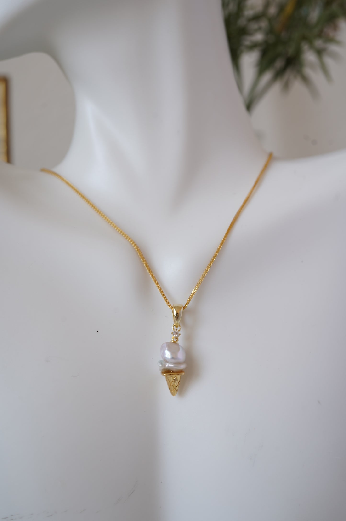 You Need Ice-Cream Freshwater Necklace