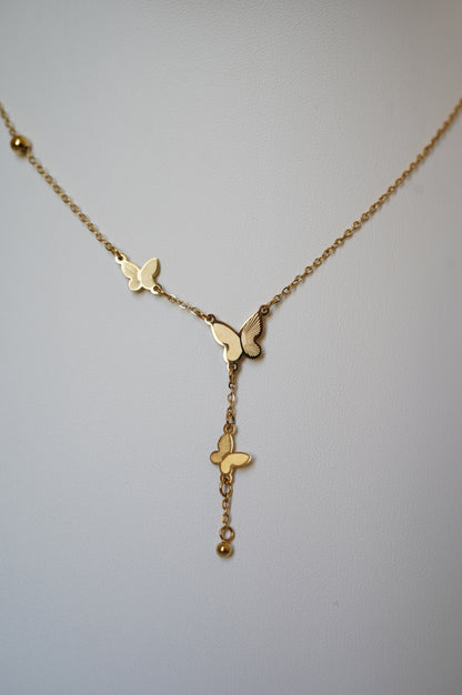 Butterfly Y-shape Necklace