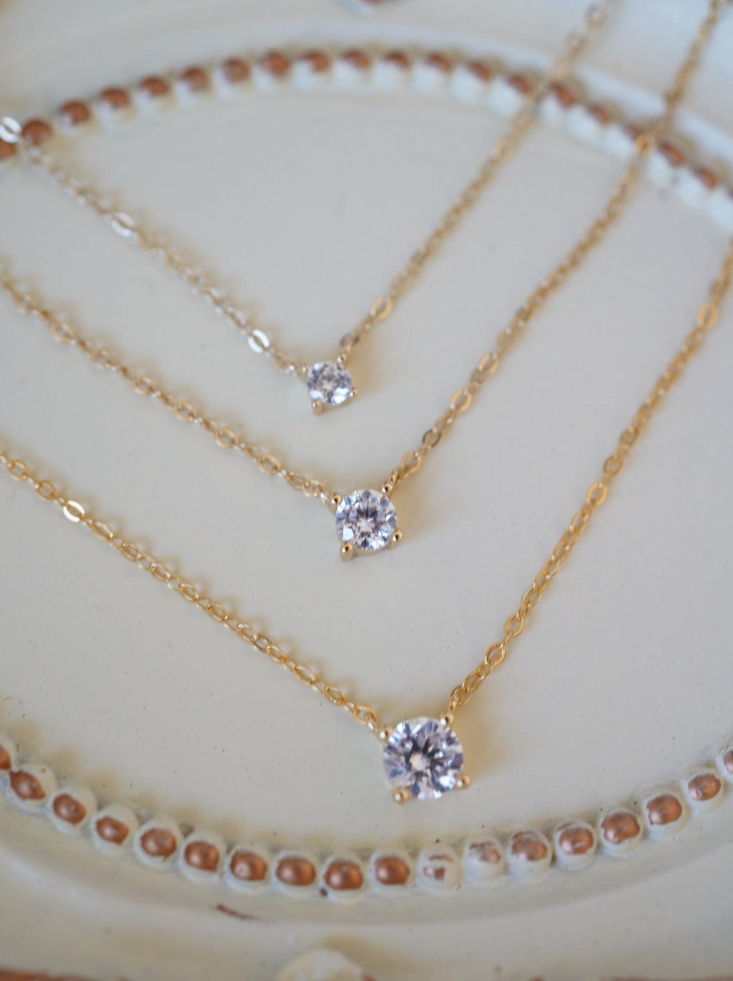 Square Diamond Necklace