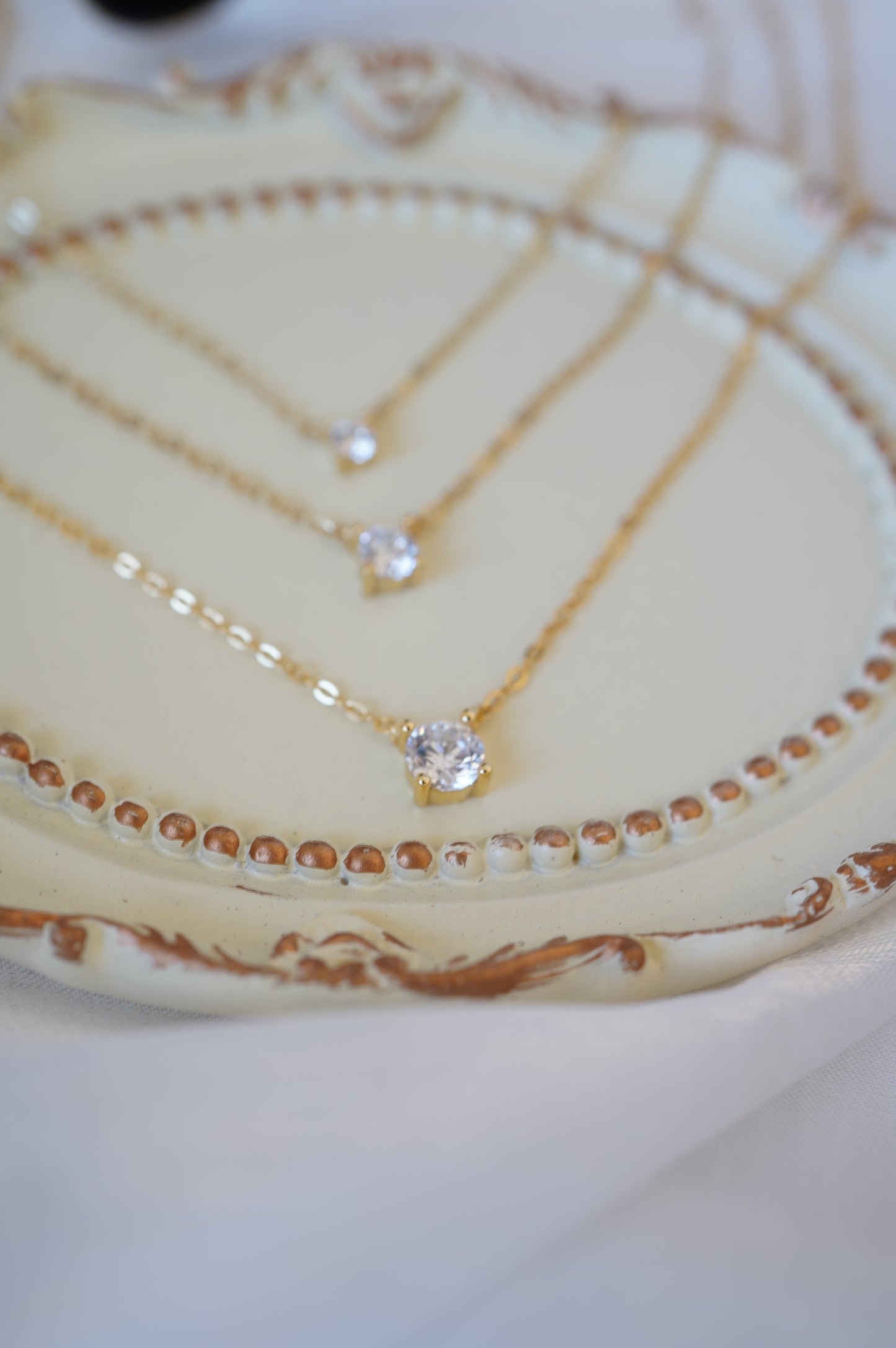 Square Diamond Necklace