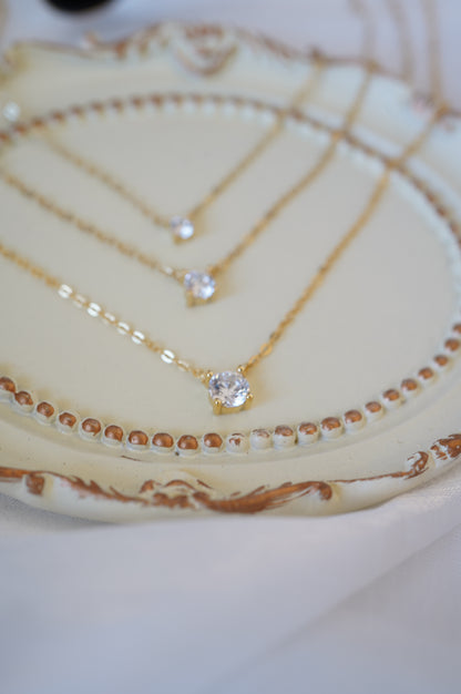 Square Diamond Necklace