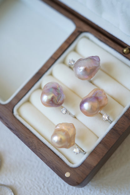 ‘Rainbow' Baroque Freshwater Pearl Ring