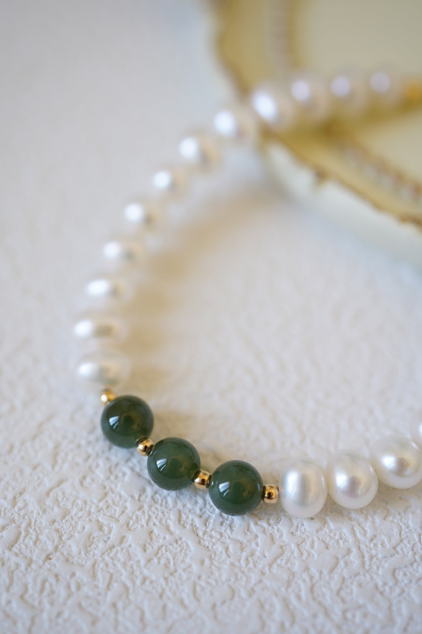 '#3 Jade' Freshwater Pearls Bracelet