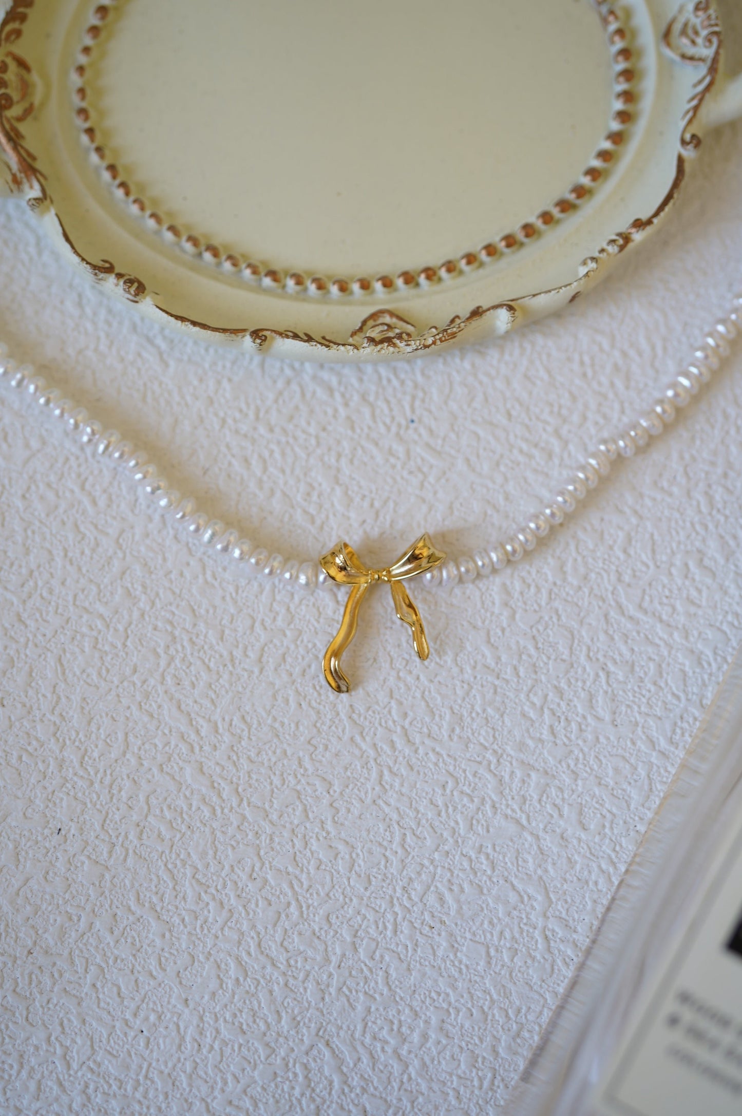 'Bow Lovers' Freshwater Necklace