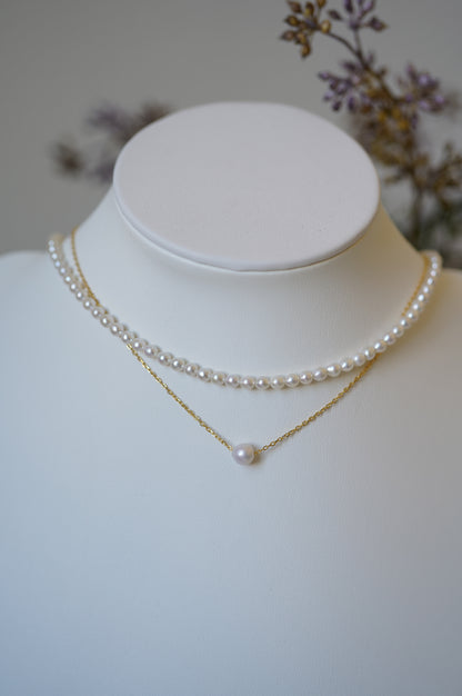 'Basic Rolling' Freshwater Pearl Necklace