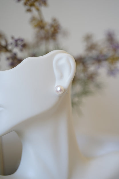 'Basic Stud' Freshwater Pearl Earrings