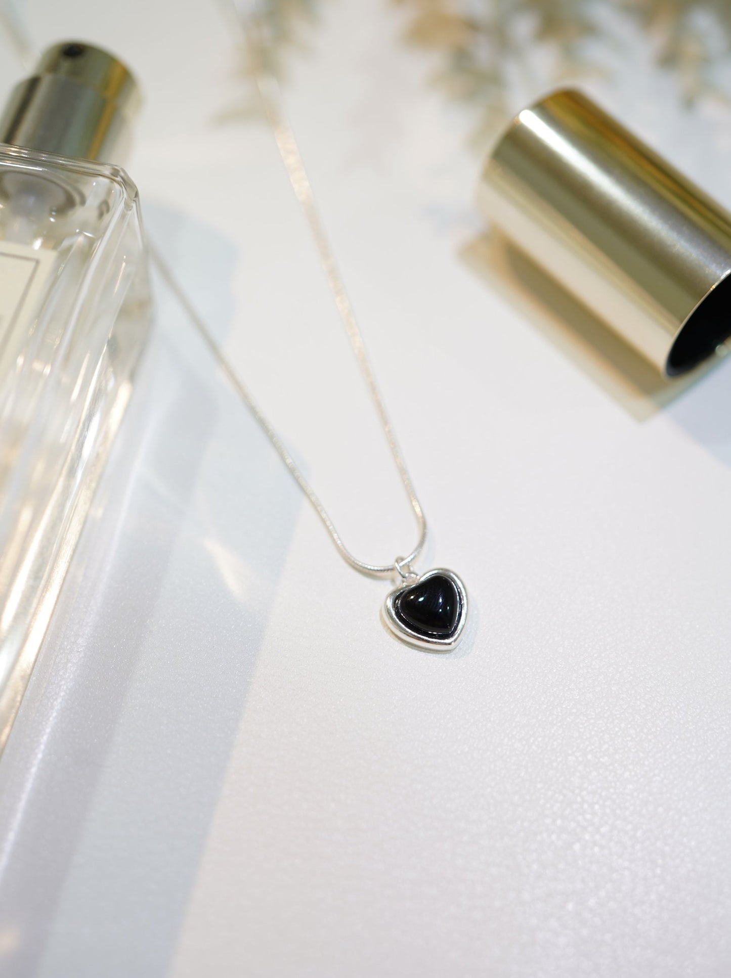 Agate Heart Necklace