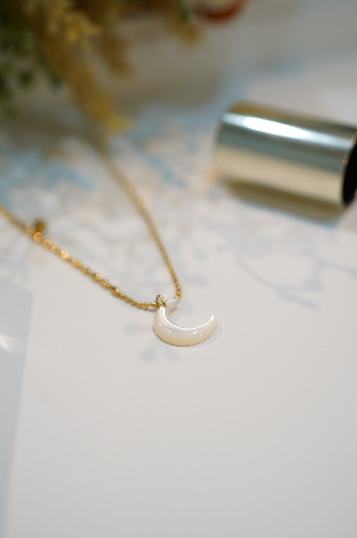 Moon Diamond Necklace