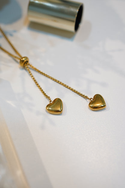 Hearts Y/shape Necklace