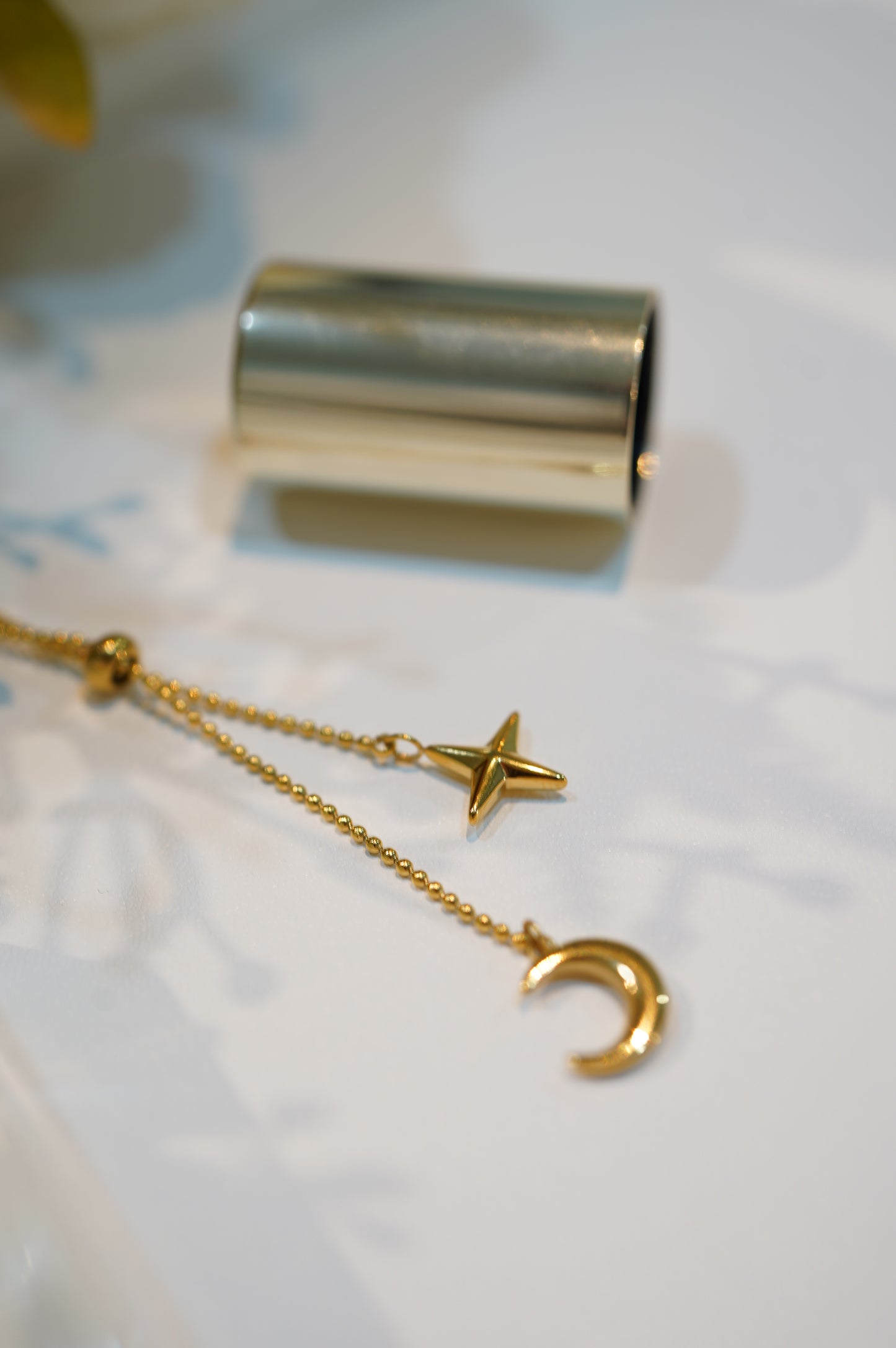 Moon/Star Y/shaped Necklace