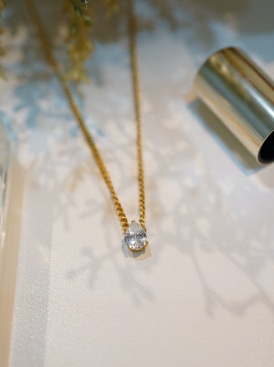 Drop Diamond Necklace