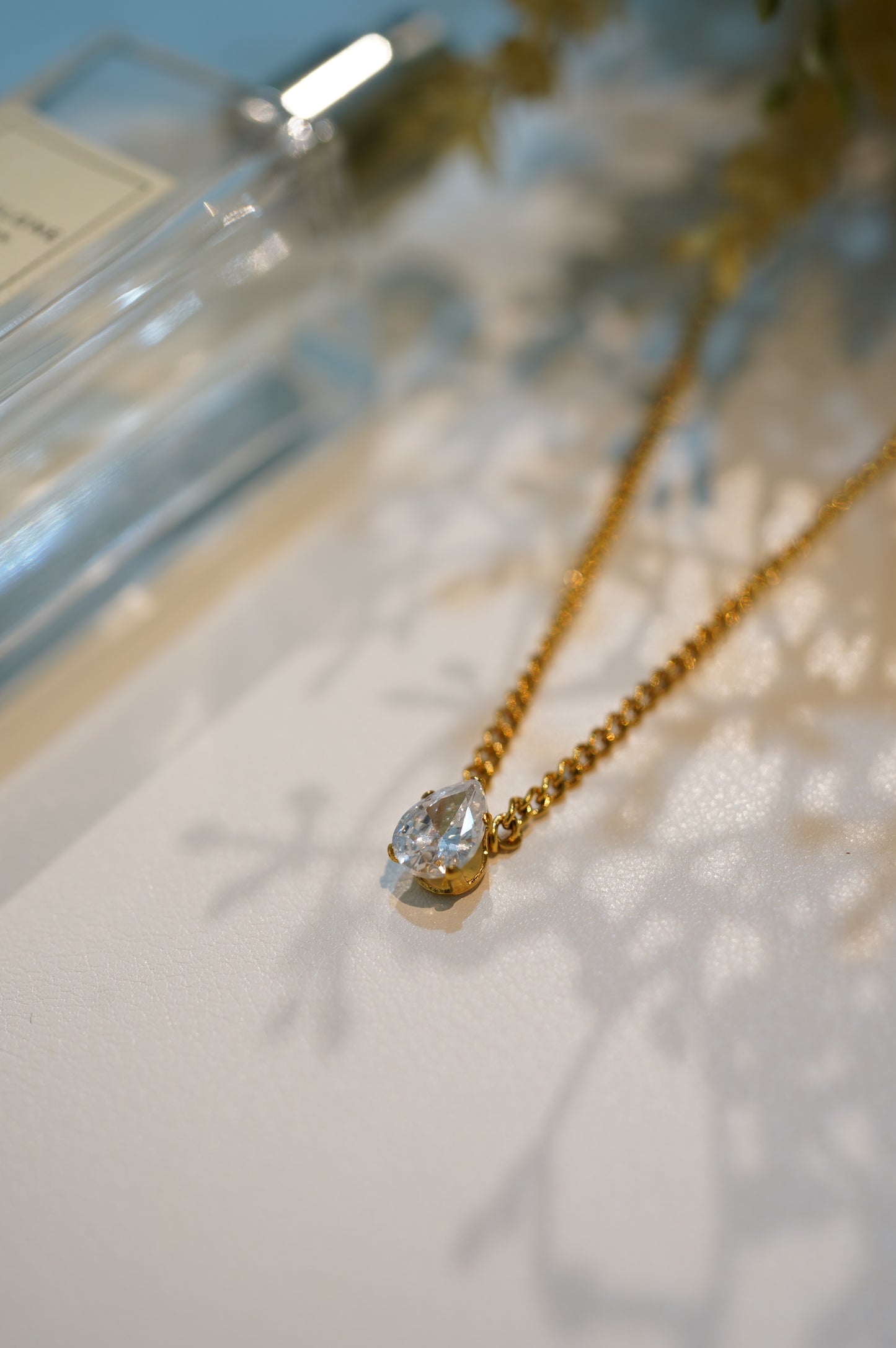 Drop Diamond Necklace